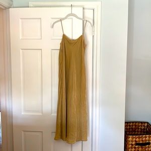 Vince tan velvet dress - never worn